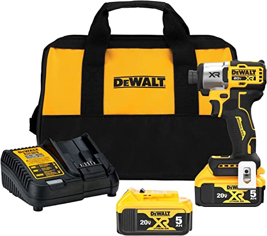 DeWalt 20V MAX* XR® 1/4in 3-Speed Impact Driver Kit - Power Tools
